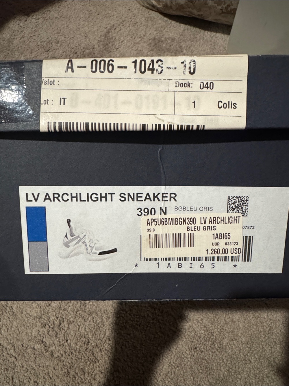 Louis Vuitton Archlight Kids Sneaker - Blue Gray
